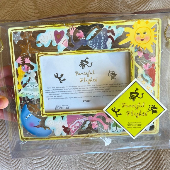 Karen Rossi Fanciful Flights Picture Frame Sun Moon Fairy Art Celestial Decor - Picture 1 of 11
